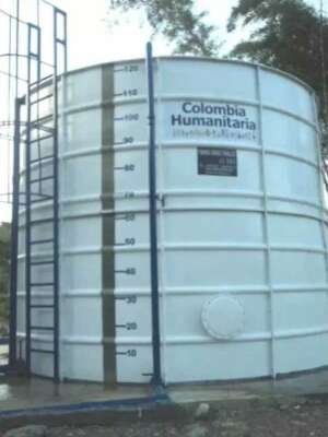 Tanque de almacenamiento de agua de 120.000 litros