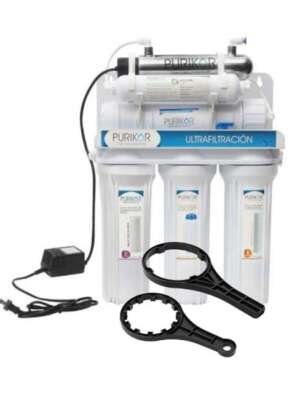 Sistema de ultrafiltración con lámpara UV 2 L/min