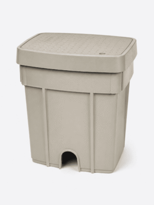 Caja de andén plástica