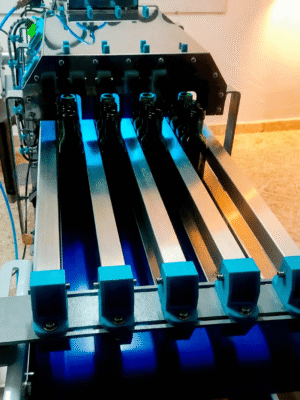Máquina limpieza y desinfección ultravioleta botellas